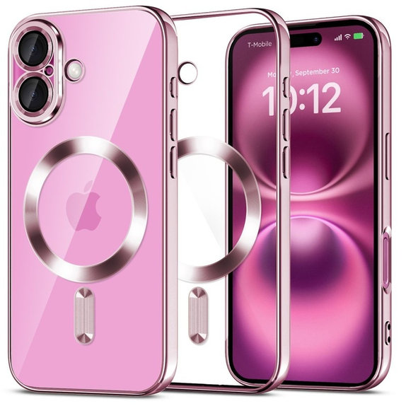Θήκη MagFlex MagSafe για iPhone 16 Shiny Rose, Tech-Protect