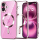Θήκη MagFlex MagSafe για iPhone 16 Shiny Rose, Tech-Protect