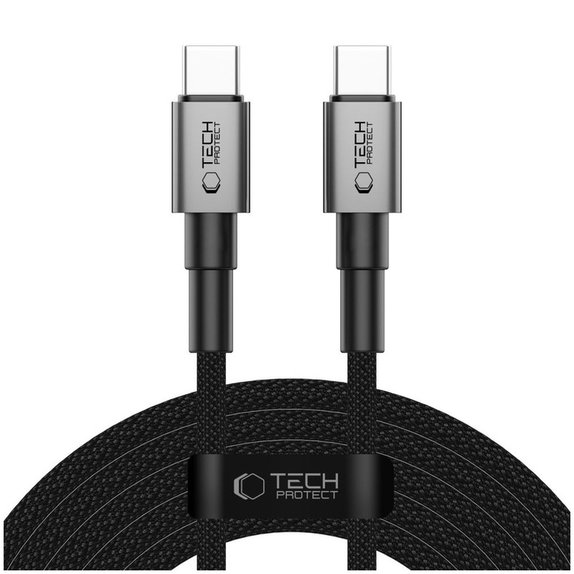 Καλώδιο Ultraboost Dna USB-C Cable PD 100W / 5A 300cm, Iron Grey, Tech-Protect