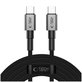 Καλώδιο Ultraboost Dna USB-C Cable PD 100W / 5A 300cm, Iron Grey, Tech-Protect