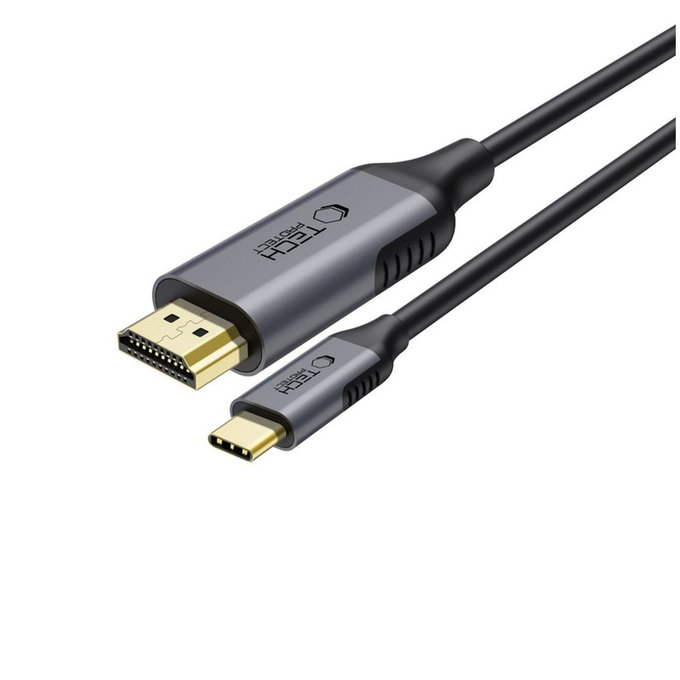 Καλώδιο Ultraboost Cable USB-C / HDMI 2.0 4K 60Hz 180cm, μαύρη, Tech-Protect
