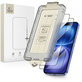 Σκληρυμένο γυαλί Quick Set+ 2-PACK για iPhone 15 / 16, μαύρη, Tech-Protect