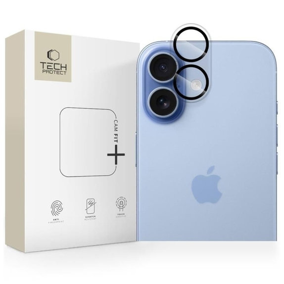Προστασία κάμερας Cam Fit+ για iPhone 17, διάφανη, Tech-Protect