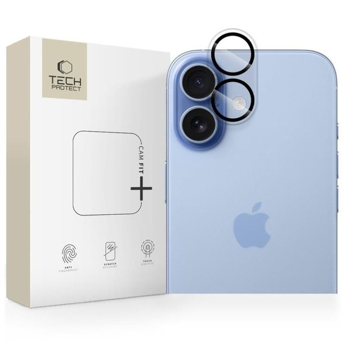 Προστασία κάμερας Cam Fit+ για iPhone 17, διάφανη, Tech-Protect