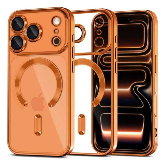 Θήκη MagFlex MagSafe για iPhone 17 Pro Max, Shiny Cosmic Orange, Tech-Protect