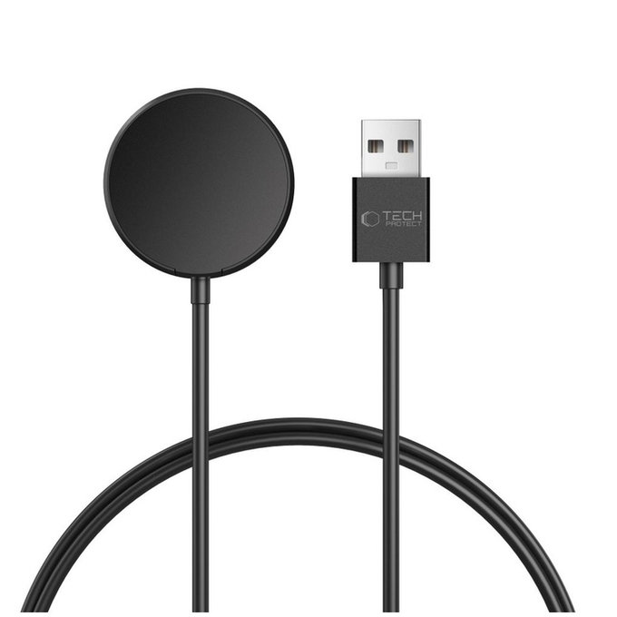 Καλώδιο MC03 Ultraboost Magnetic Charging USB Cable 100cm για Samsung Watch, μαύρη, Tech-Protect