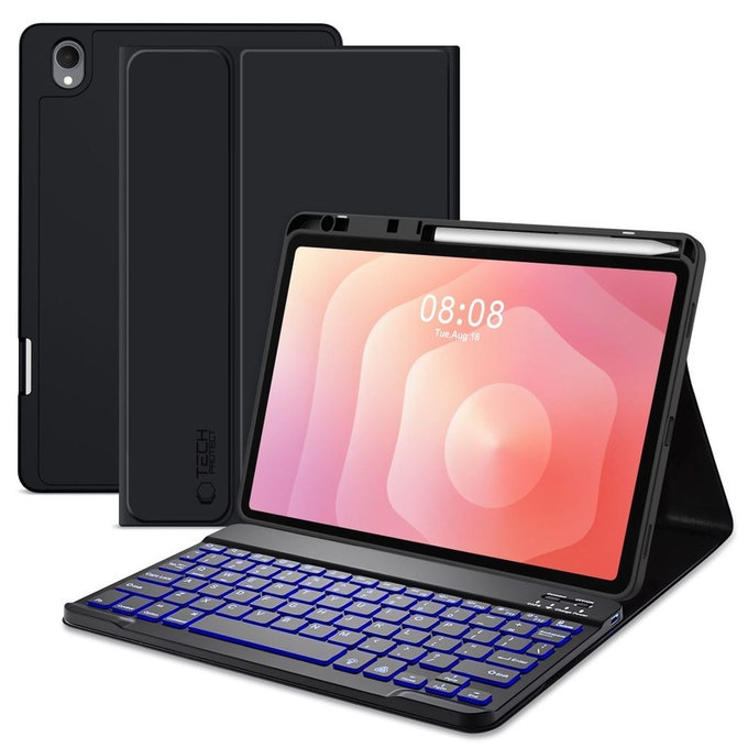 Θήκη Sc Pen + Keyboard για Samsung Tab S11 11.0 X730 / X736B, μαύρη, Tech-Protect