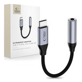 Αντάπτορας Ultraboost USB-C To Mini Jack 3.5MM DAC, Iron Grey, Tech-Protect