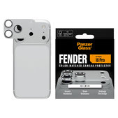 Προστατευτικό καλύμματος φακού Fender για iPhone 18 Pro, Ασημί, PanzerGlass