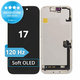 Οθόνη Soft OLED 120Hz για iPhone 17, Αφής με πλαίσιο, FixPremium PRO