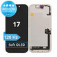 Οθόνη Soft OLED 120Hz για iPhone 17, Αφής με πλαίσιο, FixPremium PRO