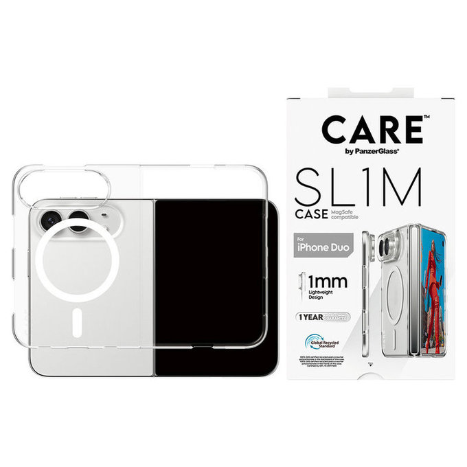 Θήκη SL1M με MagSafe για iPhone Duo, Διάφανη, PanzerGlass