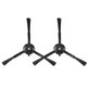 Πλαϊνή βούρτσα, 2 τεμ., Μαύρη για Roborock Qrevo MaxV, Pro, Plus, S