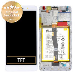 OLED/LCD Display Assembly με Battery για Huawei Honor 6X | 02351ADQ | Gold | Silver | Service Pack