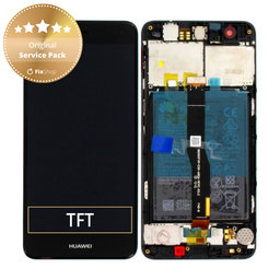 OLED/LCD Display Assembly με Battery για Huawei Nova | 02351CKD | 02350YRH | Μαύρο, Black | Service Pack