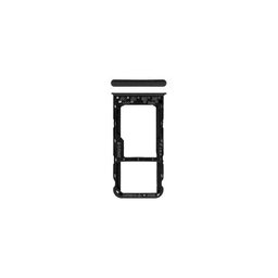 Δίσκος SIM/SD για Huawei P Smart FIG-L31 | Μαύρο | Black | 51661HCM | 51661HCT | Genuine Service Pack