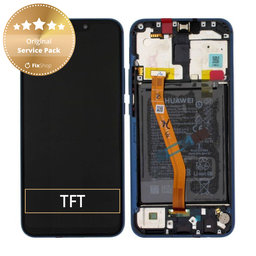 OLED/LCD Display Assembly με Battery για Huawei Mate 20 Lite | 02352DKM | 02352GTT | Sapphire Blue | Service Pack