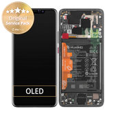 LCD Display Assembly με Battery για Huawei Mate 20 Pro | 02352FRL | Black| Service Pack