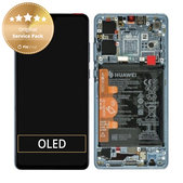 Συγκρότημα οθόνης με μπαταρία για Huawei P30, 02352NLP, 02354HMF, Breathing Crystal, Service Pack
