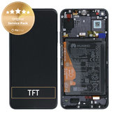 Συγκρότημα οθόνης με μπαταρία για Huawei Honor 20, Nova 5T, 02352TMU, Μαύρο, Black, Service Pack