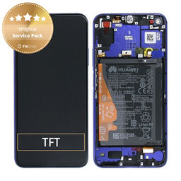 OLED/LCD Display Assembly με Battery για Huawei Honor 20 | Nova 5T | 02352TNQ | 02352SMQ | Blue | Service Pack