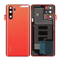 Καπάκι Μπαταρίας για Huawei P30 Pro | 02352PLS | Amber Sunrise | Service Pack