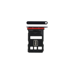 Δίσκος SIM για Huawei P40 | Μαύρο | Black | 51661QTR | Genuine Service Pack