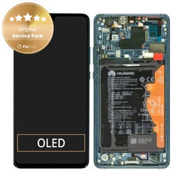 OLED/LCD Display Assembly με Battery για Huawei Mate 20 X 5G | 02352UXT | Emerald Green | Service Pack