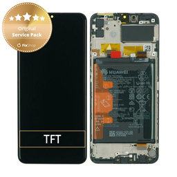 OLED/LCD Display Assembly με Battery για Huawei Y6p | Honor 9A | 02353LKV | Μαύρο, Black | Service Pack