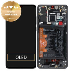 LCD Display Assembly με Battery για Huawei P30 | 02354HLT | Black| Service Pack
