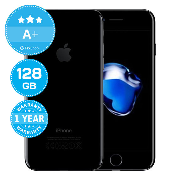 Apple iPhone 7 Jet Black 128GB A+ Ανακατασκευασμένο