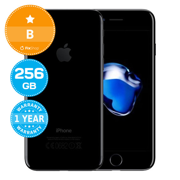 Apple iPhone 7 Jet Black 256GB B Ανακατασκευασμένο