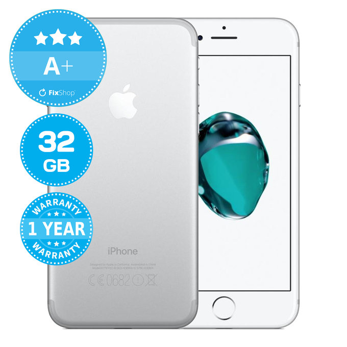Apple iPhone 7 Silver 32GB A+ Ανακατασκευασμένο