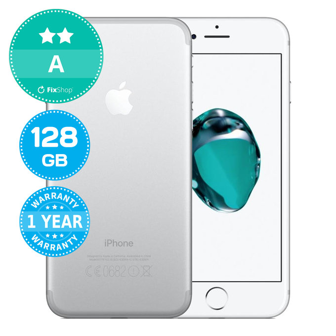 Apple iPhone 7 Silver 128GB A Ανακατασκευασμένο