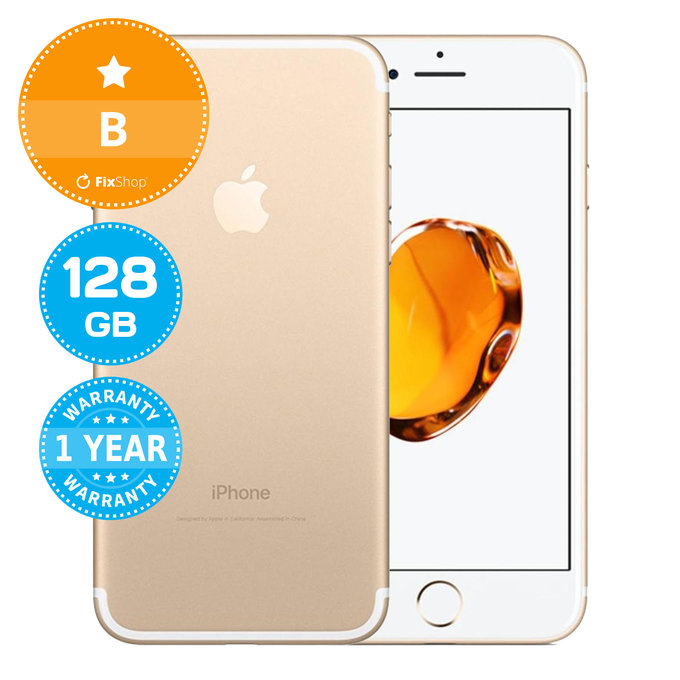 Apple iPhone 7 Gold 128GB B Ανακατασκευασμένο