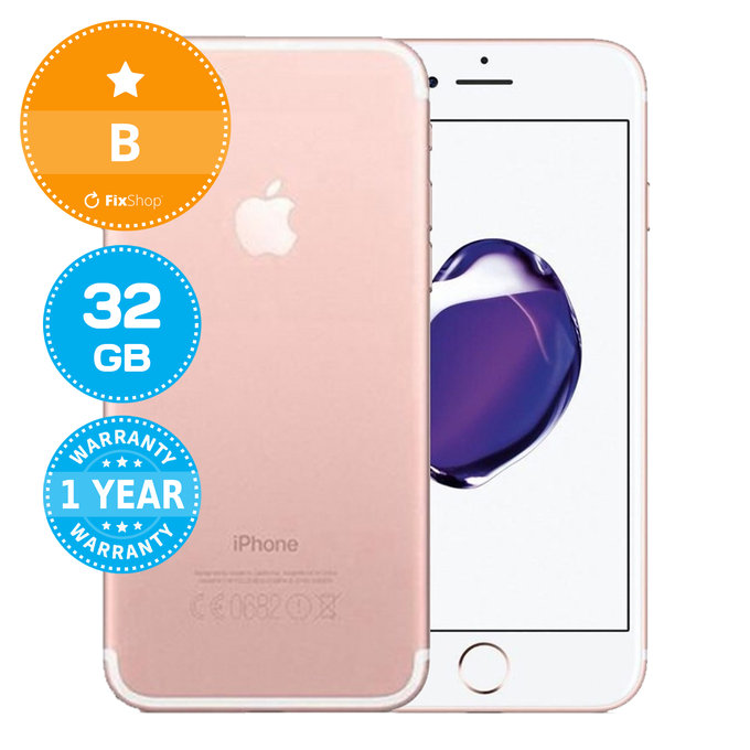 Apple iPhone 7 Rose Gold 32GB B Ανακατασκευασμένο