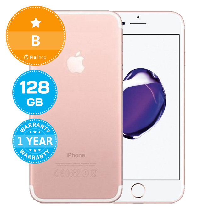 Apple iPhone 7 Rose Gold 128GB B Ανακατασκευασμένο