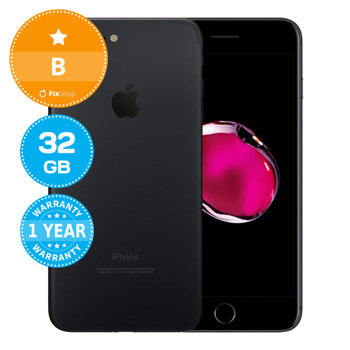 Apple iPhone 7 Plus Black 32GB B Ανακατασκευασμένο