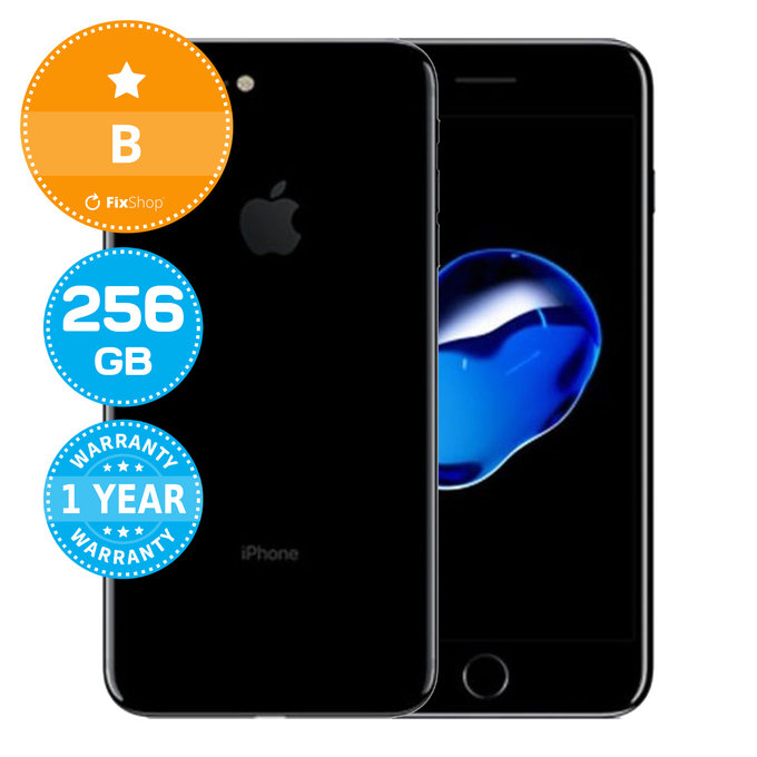 Apple iPhone 7 Plus Jet Black 256GB B Ανακατασκευασμένο