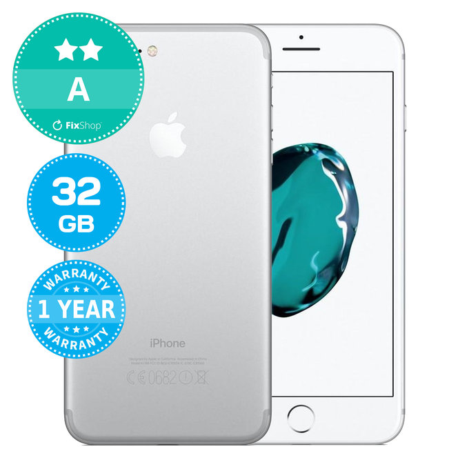 Apple iPhone 7 Plus Silver 32GB A Ανακατασκευασμένο