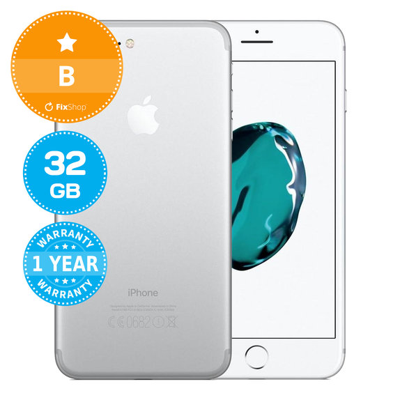 Apple iPhone 7 Plus Silver 32GB B Ανακατασκευασμένο