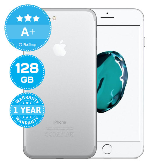 Apple iPhone 7 Plus Silver 128GB A+ Ανακατασκευασμένο