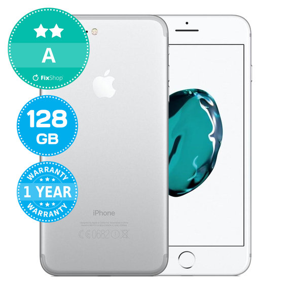 Apple iPhone 7 Plus Silver 128GB A Ανακατασκευασμένο