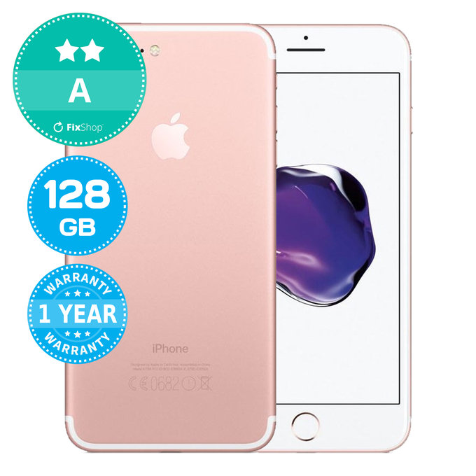 Apple iPhone 7 Plus Rose Gold 128GB A Ανακατασκευασμένο