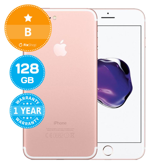 Apple iPhone 7 Plus Rose Gold 128GB B Ανακατασκευασμένο