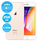 Apple iPhone 8 Gold 256GB A+ Ανακατασκευασμένο