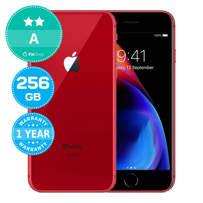 Apple iPhone 8 (PRODUCT)RED 256GB A Ανακατασκευασμένο