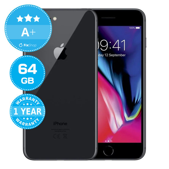 Apple iPhone 8 Plus Space Gray 64GB A+ Ανακατασκευασμένο