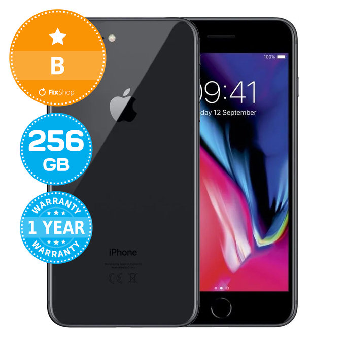 Apple iPhone 8 Plus Space Gray 256GB B Ανακατασκευασμένο