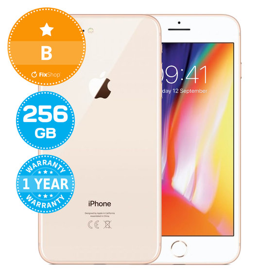 Apple iPhone 8 Plus Gold 256GB B Ανακατασκευασμένο